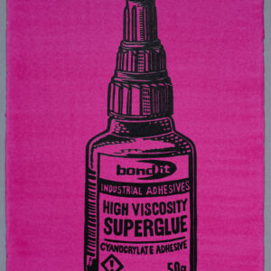 SuperGlue JUST STOP OIL XR Lino Print Lino Cut Wood Cut Art PrintMaking Extinction Rebellion Miles Glyn Artist Activist Nonviolence Direct Action Drawing Illustration